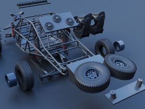 Hoonigan Trophy Truck 3D Print Model