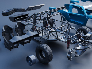 Hoonigan Trophy Truck 3D Print Model
