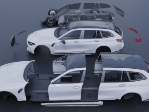 M3 TOURING Model do druku 3D