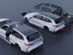 M3 TOURING Model do druku 3D