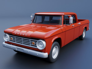 Dodge D200 1967 3D Print Model