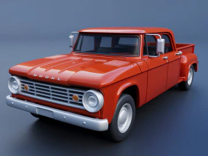 Dodge D200 1967 3D Print Model