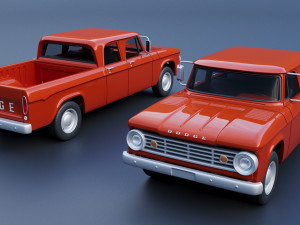 Dodge D200 1967 3D प्रिंट मॉडल