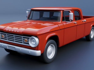 Dodge D200 1967 3D प्रिंट मॉडल