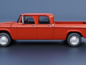 Dodge D200 1967 3D प्रिंट मॉडल