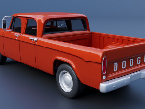 Dodge D200 1967 3D प्रिंट मॉडल