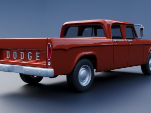 Dodge D200 1967 3D प्रिंट मॉडल