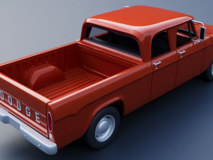 Dodge D200 1967 3D प्रिंट मॉडल
