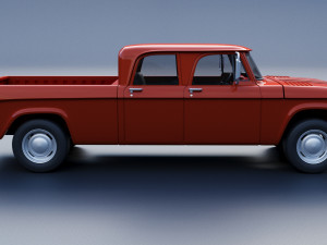 Dodge D200 1967 3D प्रिंट मॉडल