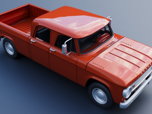 Dodge D200 1967 3D प्रिंट मॉडल