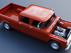Dodge D200 1967 3D प्रिंट मॉडल