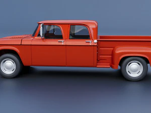 Dodge D200 1967 3D Print Model