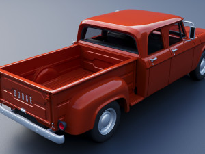Dodge D200 1967 3D प्रिंट मॉडल