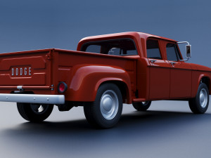 Dodge D200 1967 3D प्रिंट मॉडल