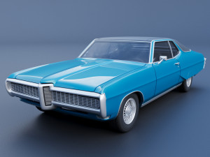 Pontiac Grand Prix 1968 3D Print Model