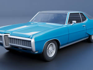 Pontiac Grand Prix 1968 3D-printmodel