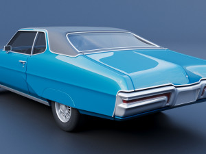 Pontiac Grand Prix 1968 3D-printmodel
