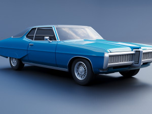 Pontiac Grand Prix 1968 3D-printmodel