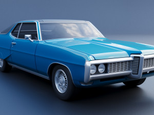 Pontiac Grand Prix 1968 3D-printmodel