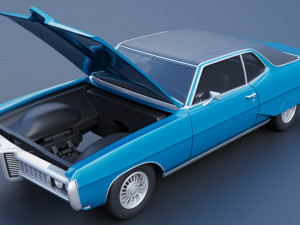 Pontiac Grand Prix 1968 3D-printmodel