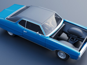 Pontiac Grand Prix 1968 3D-printmodel