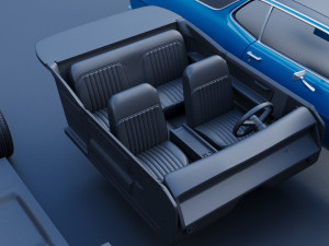 Pontiac Grand Prix 1968 3D-printmodel
