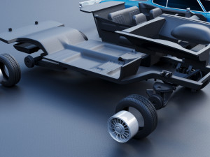 Pontiac Grand Prix 1968 3D-printmodel