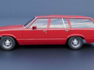 Chevrolet Malibu Wagon 1980 Modèles 3D en vedette