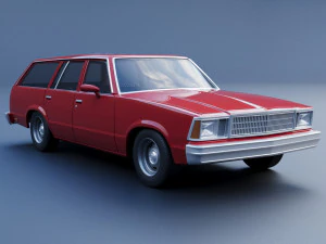 Chevrolet Malibu Wagon 1980 3D Print Model