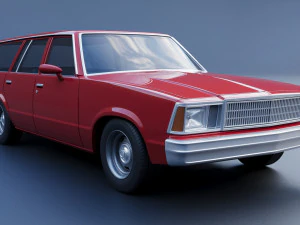 Chevrolet Malibu Wagon 1980 3D Print Model