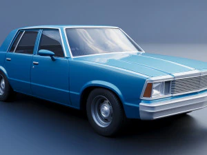 Chevrolet Malibu Malibu 4 Door 1981 3D Print Model