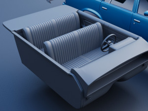 Chevrolet Malibu Malibu 4 Door 1981 Model Cetak 3D
