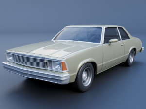 Chevrolet Malibu Coupe 1981 3D Print Model