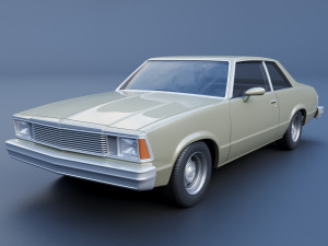 Chevrolet Malibu Coupe 1981 3D 프린트 모델