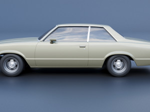 Chevrolet Malibu Coupe 1981 3D Baskı Modeli