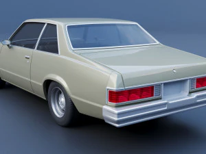 Chevrolet Malibu Coupe 1981 3D Print Model