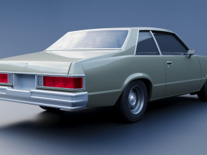 Chevrolet Malibu Coupe 1981 3D Baskı Modeli