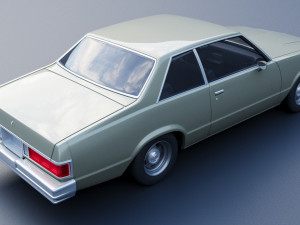 Chevrolet Malibu Coupe 1981 3D Baskı Modeli