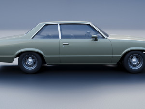Chevrolet Malibu Coupe 1981 3D Baskı Modeli
