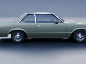 Chevrolet Malibu Coupe 1981 3D Print Model