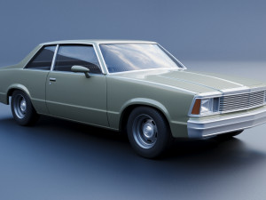 Chevrolet Malibu Coupe 1981 3D Baskı Modeli