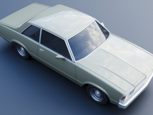 Chevrolet Malibu Coupe 1981 3D Baskı Modeli