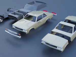 Chevrolet Malibu Coupe 1981 3D Print Model