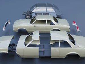 Chevrolet Malibu Coupe 1981 3D Print Model