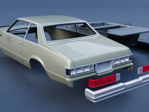 Chevrolet Malibu Coupe 1981 3D Print Model