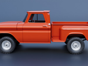 GMC Stepside Pickup 1965 3D Print Model