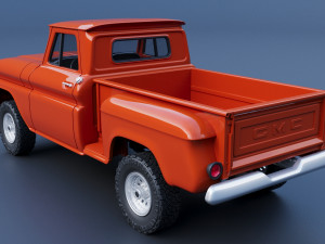 GMC Stepside Pickup 1965 3D Print Model