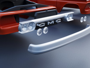 GMC Stepside Pickup 1965 3D Print Model