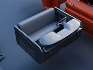 GMC Stepside Pickup 1965 3D Print Model
