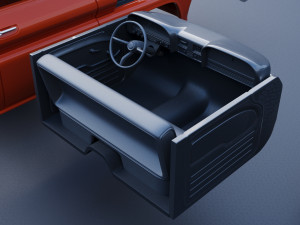 GMC Stepside Pickup 1965 3D Print Model